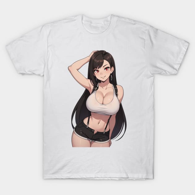 Tifa Lockhart T-Shirt by mindworldz